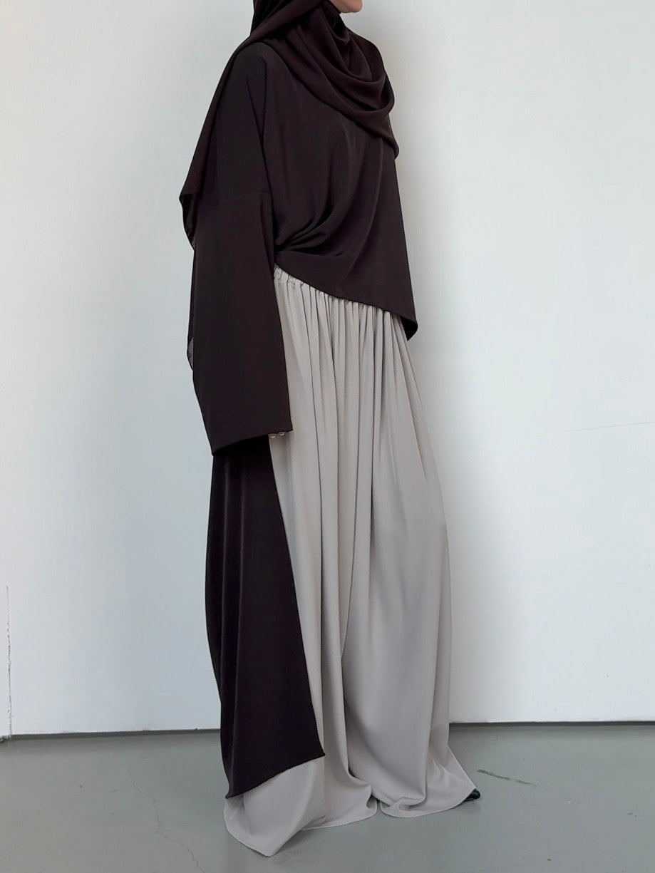 Tunique Yuna dark brown