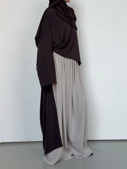 Tunique Yuna dark brown