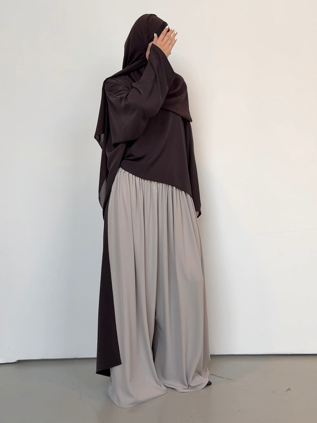 Tunique Yuna dark brown