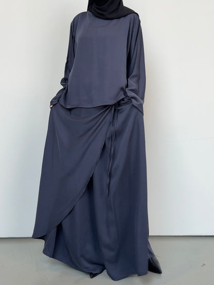Top cupra/lyocell navy