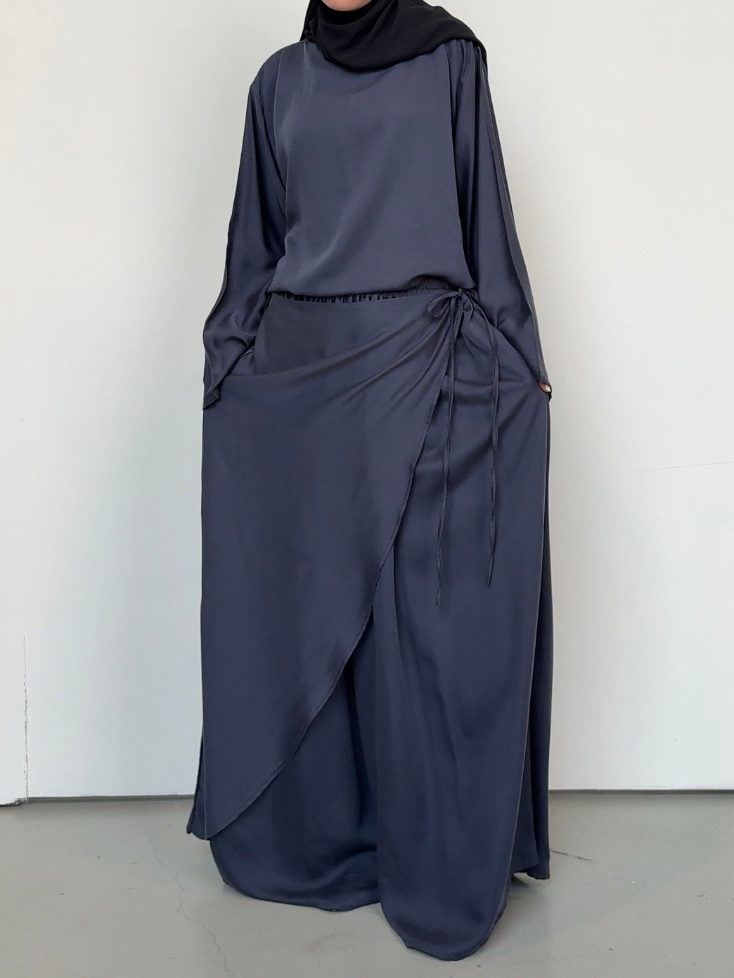 Sarouel portefeuille navy