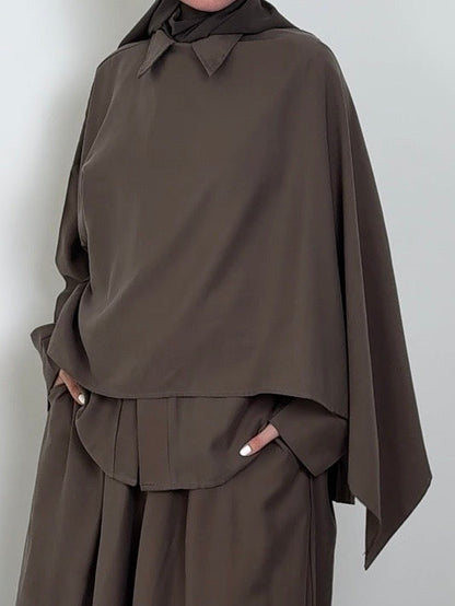 Chemise Tencel dark kaki