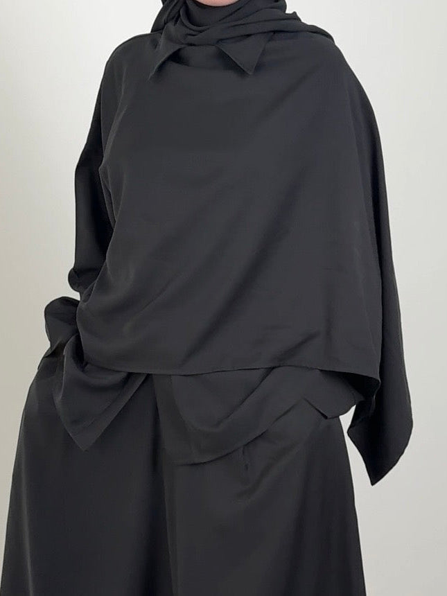 Chemise Tencel noir