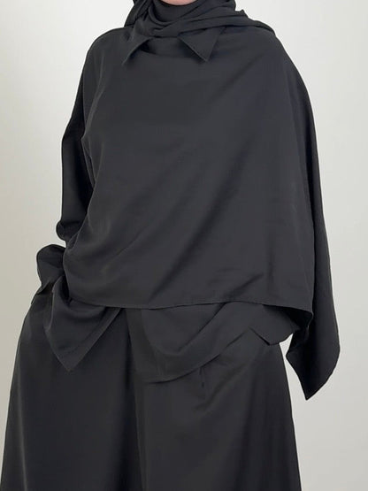 Chemise Tencel noir