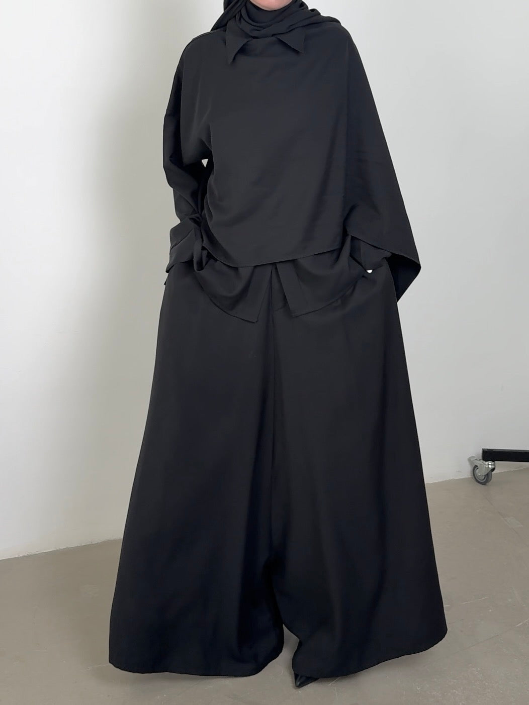 Chemise Tencel noir