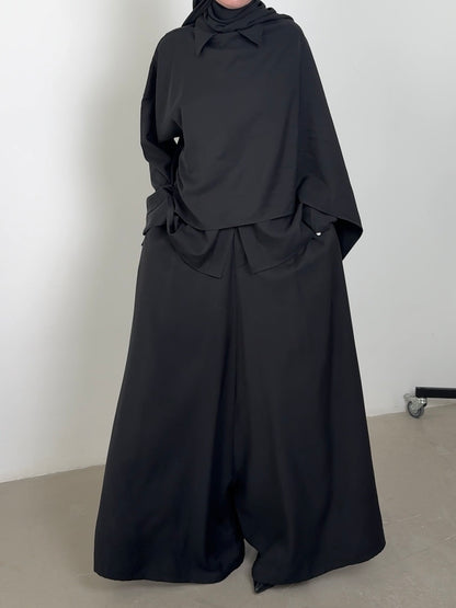 Chemise Tencel noir